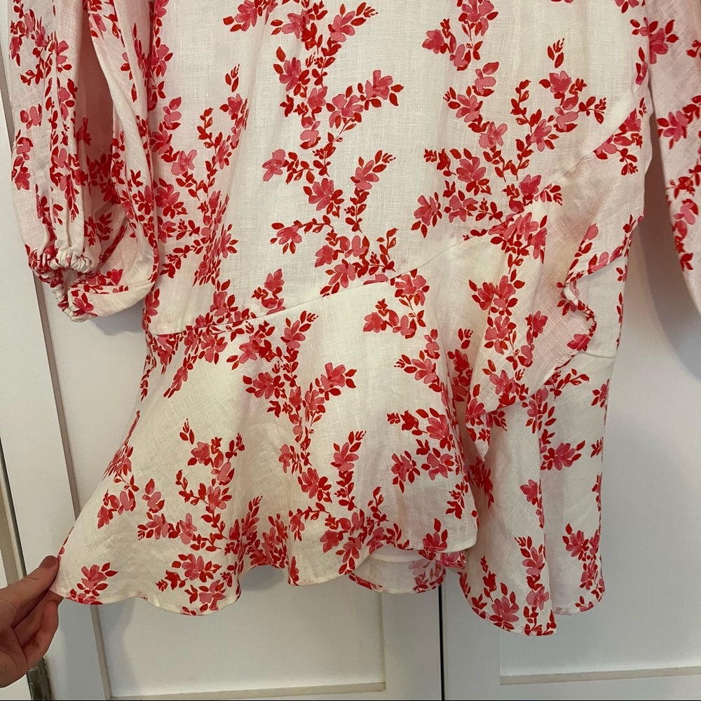 Keepsake the Label 100% Linen Fallen Long Sleeve Dress XS - Picture 6 of 15
